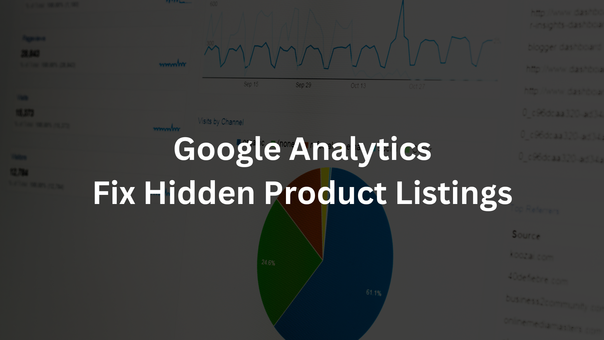 Google Analytics: Fix Hidden Product Listings